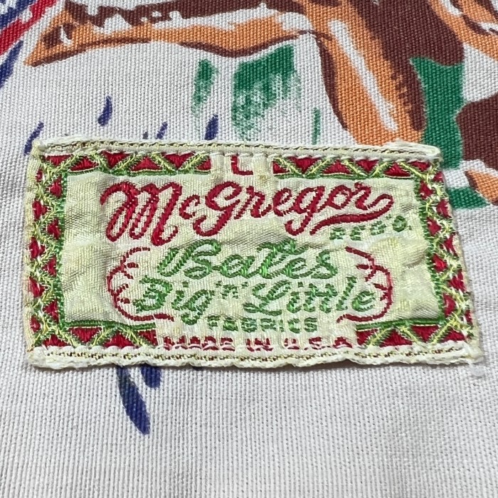 40's McGREGOR マクレガー コットンオープンカラーシャツ | Vintage.City 古着屋、古着コーデ情報を発信