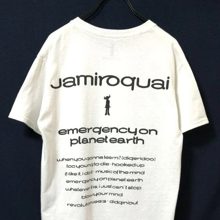 レア！ Jamiroquai ジャミロクワイ Tシャツ 白 Sサイズ | Vintage.City