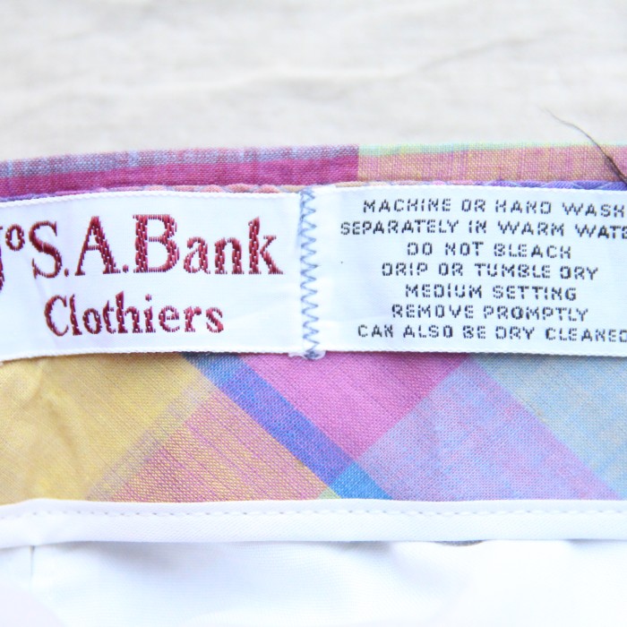 1980's～ JAB Cotton Check Shorts | Vintage.City 빈티지숍, 빈티지 코디 정보