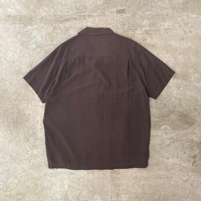 S/S Open-Collar Silk-Shirt | Vintage.City 古着屋、古着コーデ情報を発信