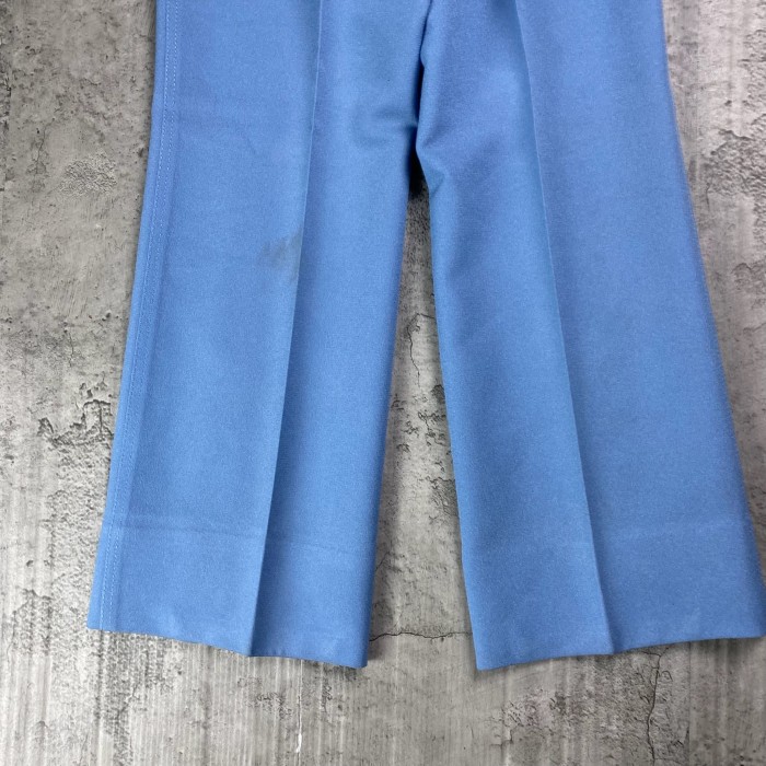 カラースラックス　ライトブルー　フレアパンツ | Vintage.City 古着屋、古着コーデ情報を発信