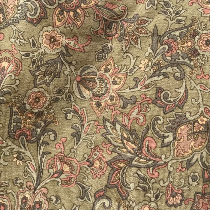 arabesque pattern tuck skirt | Vintage.City 古着屋、古着コーデ情報を発信