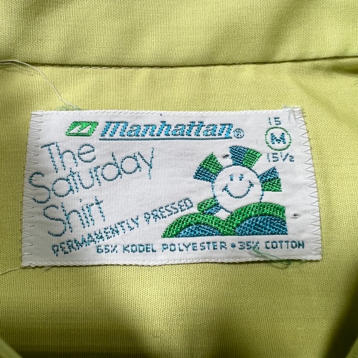 70's Manhattan The Saturday Shirt スマイル刺繍 | Vintage.City 古着屋、古着コーデ情報を発信