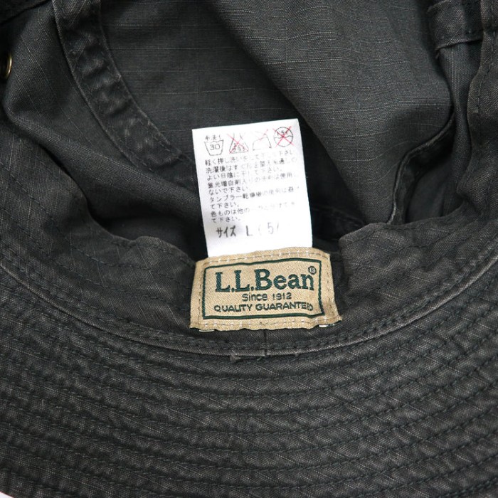 L.L.BEAN バケットハット L グレー コットン 日本製 | Vintage.City 古着屋、古着コーデ情報を発信