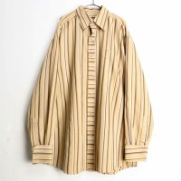 multi stripe pattern loose shirt | Vintage.City Vintage Shops, Vintage Fashion Trends