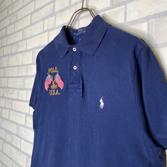 POLO RALPH LAUREN   半袖ポロシャツ　M   刺繍 | Vintage.City 빈티지숍, 빈티지 코디 정보