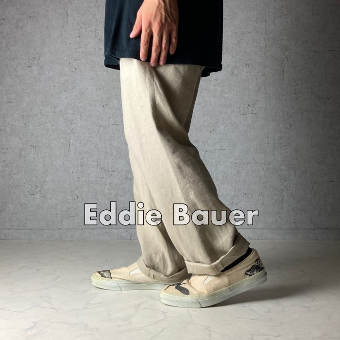 Eddie Bauer エディー バウアー 麻100% リネンパンツ | Vintage.City 古着屋、古着コーデ情報を発信