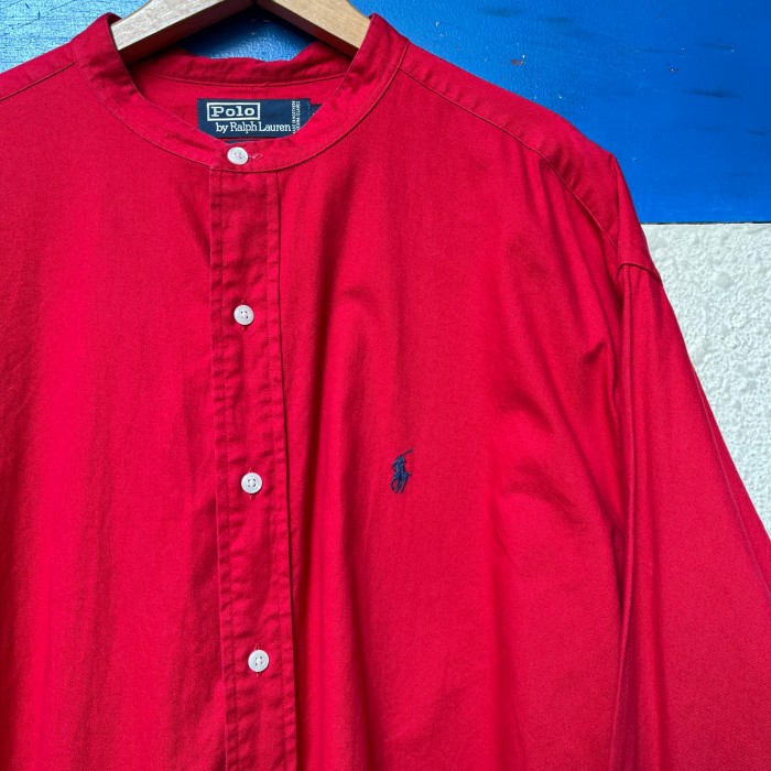 "Ralph Lauren" POSTBOY L\Sスタンドカラーシャツ | Vintage.City 빈티지숍, 빈티지 코디 정보