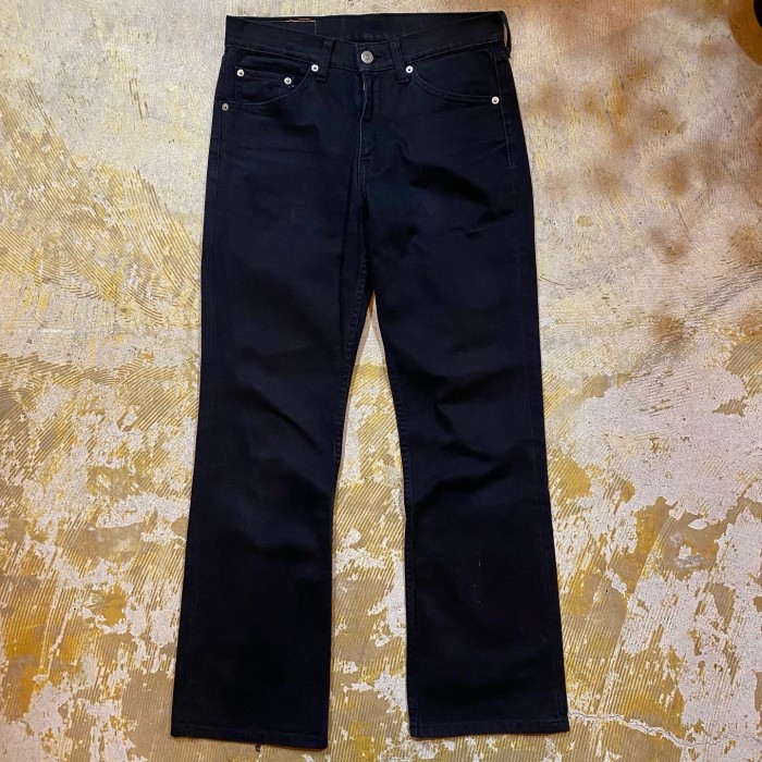 00s Levi’s 517 black denim flare pants | Vintage.City 빈티지숍, 빈티지 코디 정보