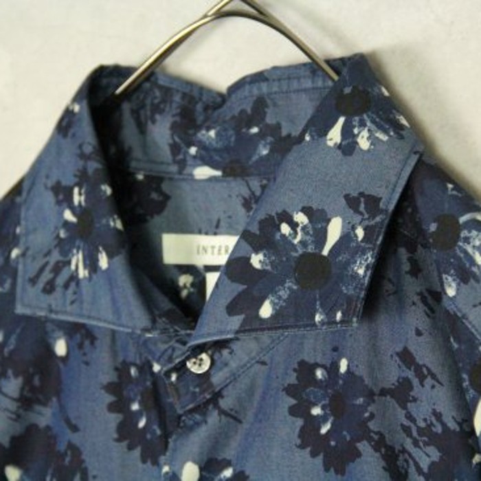 blue tone dirty margaret design shirt | Vintage.City 빈티지숍, 빈티지 코디 정보