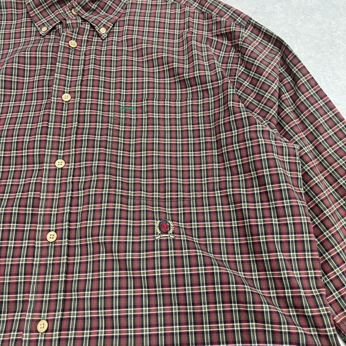 TOMMY HILFIGER BIG shirt | Vintage.City 古着屋、古着コーデ情報を発信