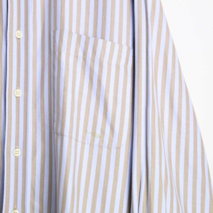 beige×light blue color stripe shirt | Vintage.City Vintage Shops, Vintage Fashion Trends