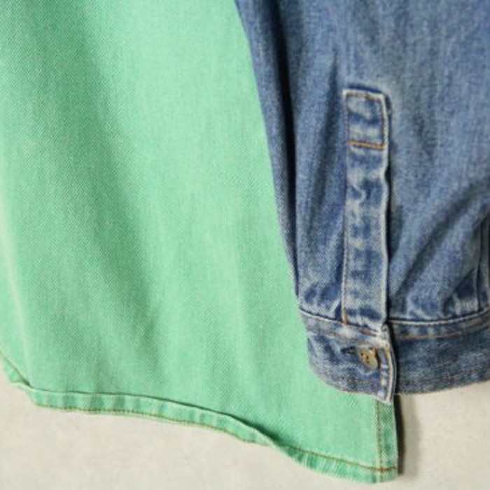 color panel switch denim shirt | Vintage.City Vintage Shops, Vintage Fashion Trends