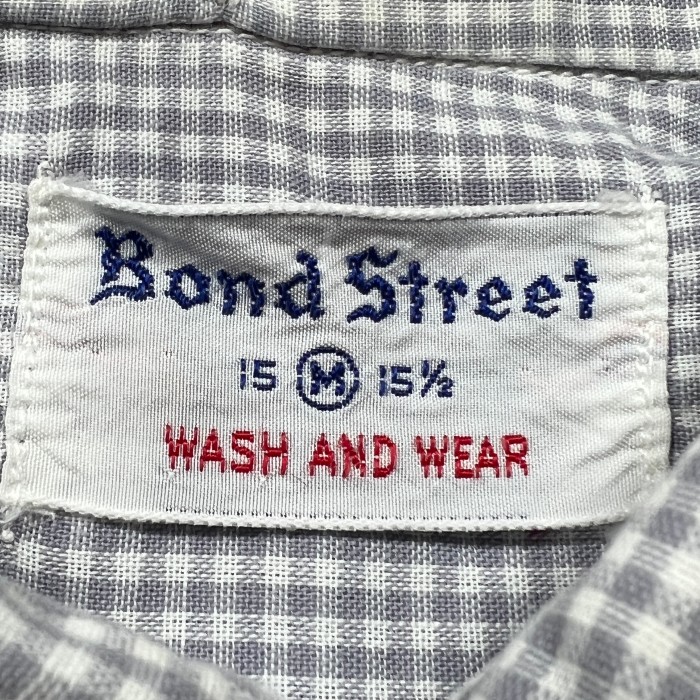 60's Bond Street ボンドストリート ギンガムチェックBDシャツ | Vintage.City 古着屋、古着コーデ情報を発信