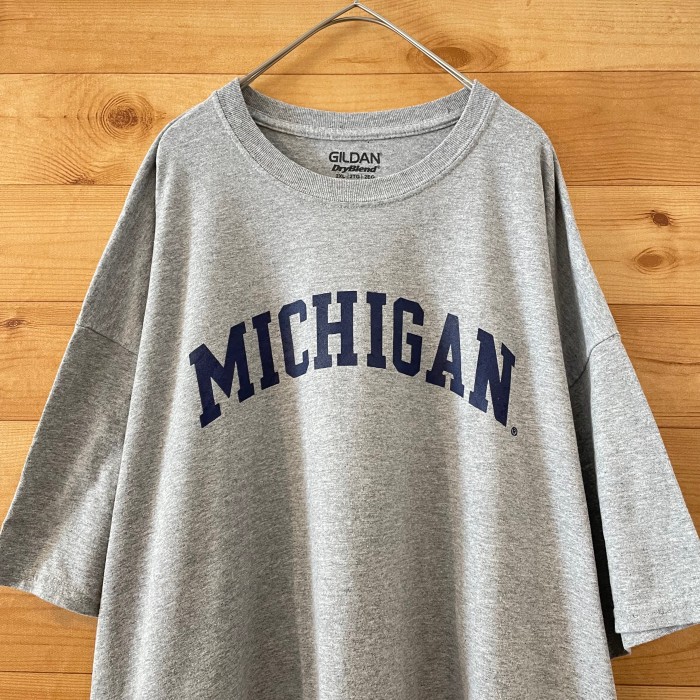 【GILDAN】カレッジ ミシガン大学 Tシャツアーチロゴ 2XL US古着 | Vintage.City 빈티지숍, 빈티지 코디 정보
