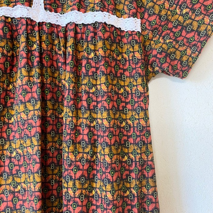 african batik dress | Vintage.City 古着屋、古着コーデ情報を発信