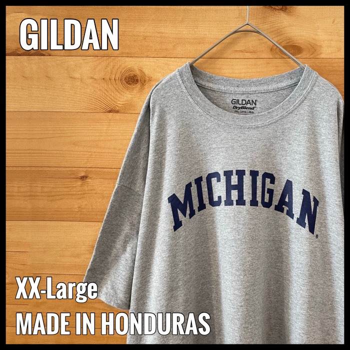 【GILDAN】カレッジ ミシガン大学 Tシャツアーチロゴ 2XL US古着 | Vintage.City 古着屋、古着コーデ情報を発信
