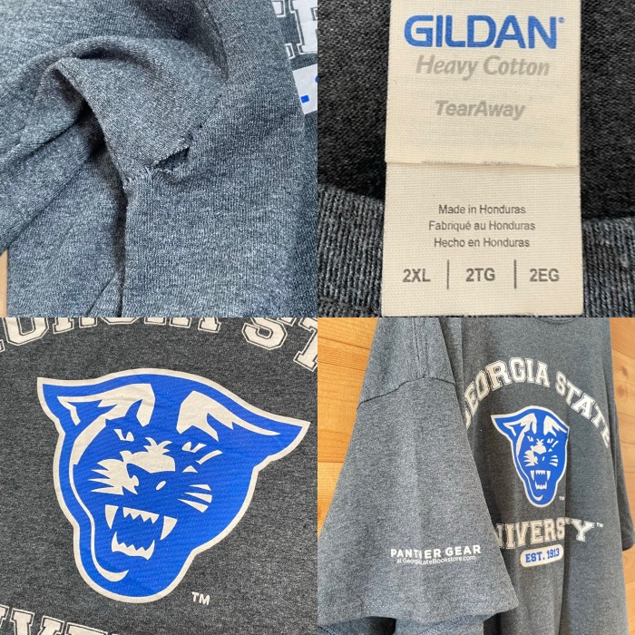 【GILDAN】カレッジ ジョージア州立大学 Tシャツ2XL ビッグサイズ 古着 | Vintage.City 빈티지숍, 빈티지 코디 정보
