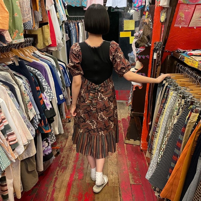 70s from usa ペイズリー柄 #ワンピース | Vintage.City 古着屋、古着コーデ情報を発信