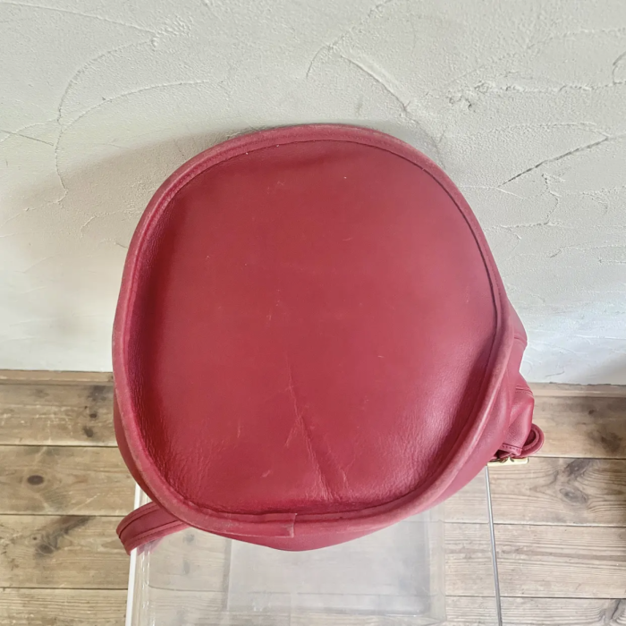 USA old coach red leather big bucket bag | Vintage.City 빈티지숍, 빈티지 코디 정보