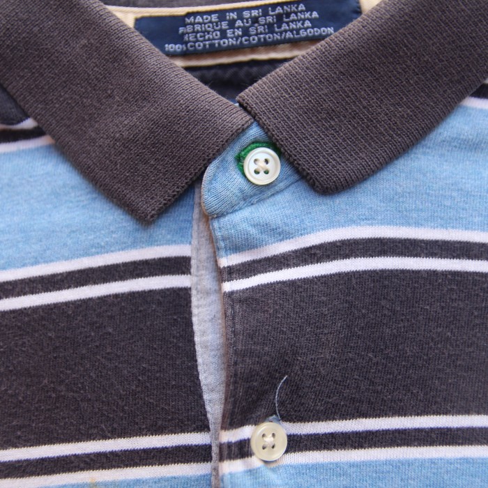 Tommy Hilfiger Border Polo Shirts | Vintage.City 古着屋、古着コーデ情報を発信