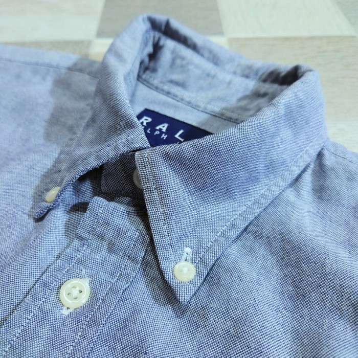 RALPH LAUREN オックスフォード BD シャツ ブルー系 サイズ11 | Vintage.City 古着屋、古着コーデ情報を発信