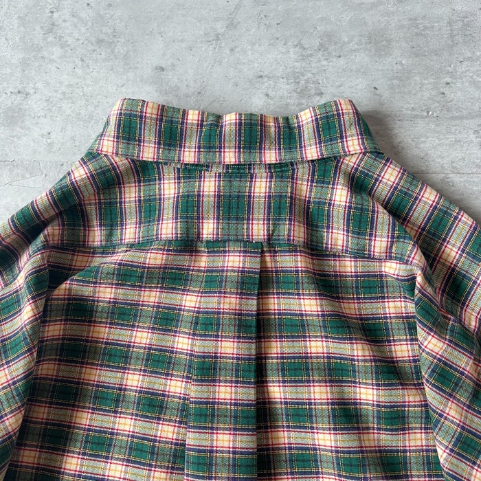 90年代 ラルフローレン ビッグシャツ XL グリーンチェック ボタンダウン | Vintage.City 古着屋、古着コーデ情報を発信