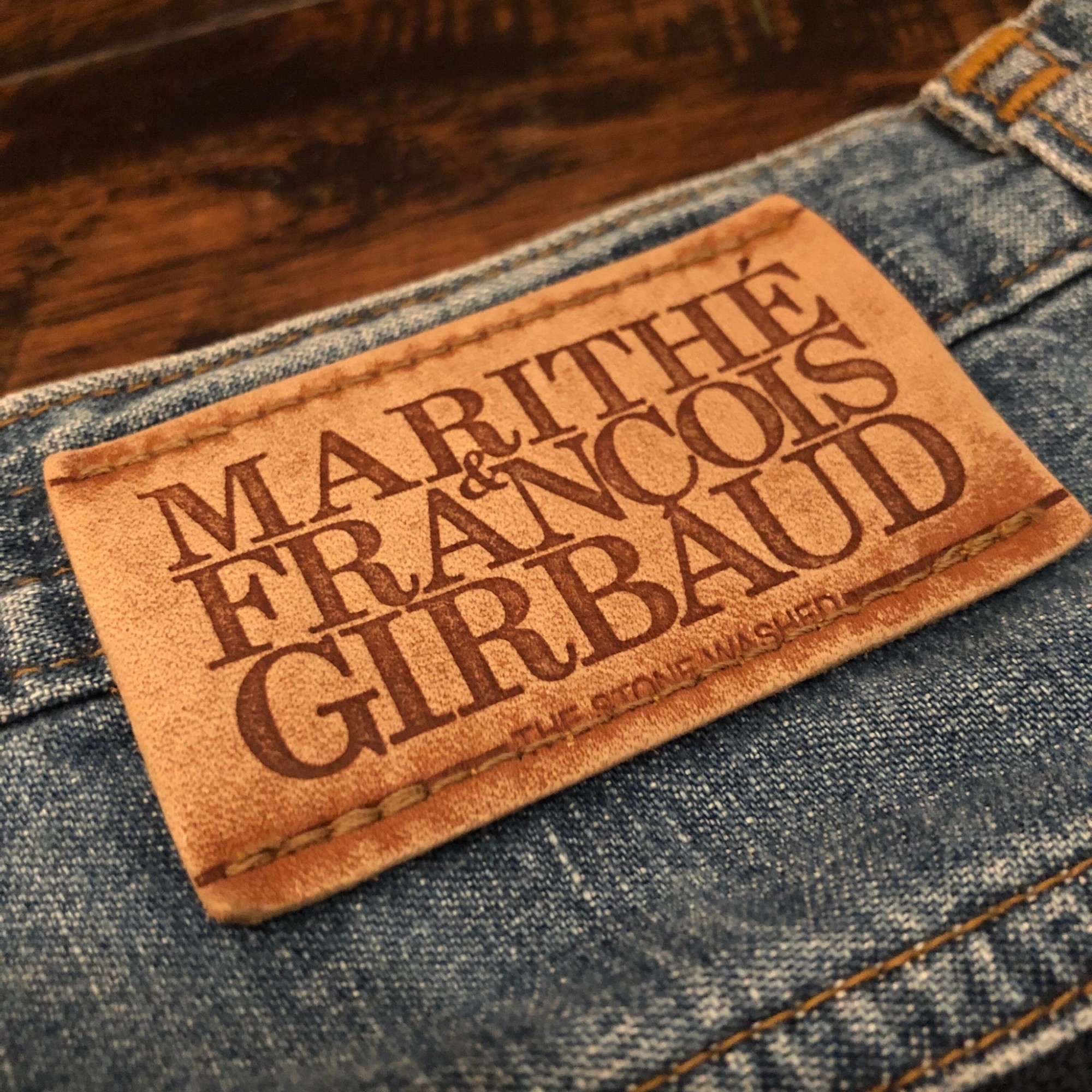 MARITHE+FRANCOIS GIRBAUD 刺繍 バギーパンツ デニム/ジーンズ パンツ メンズ 格安即決