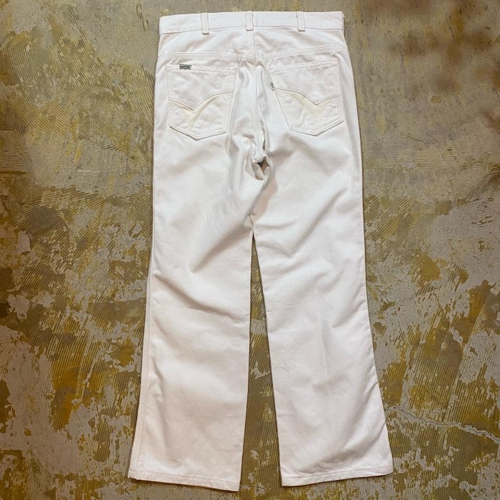 70s Levi’s white denim flare pants | Vintage.City 빈티지숍, 빈티지 코디 정보