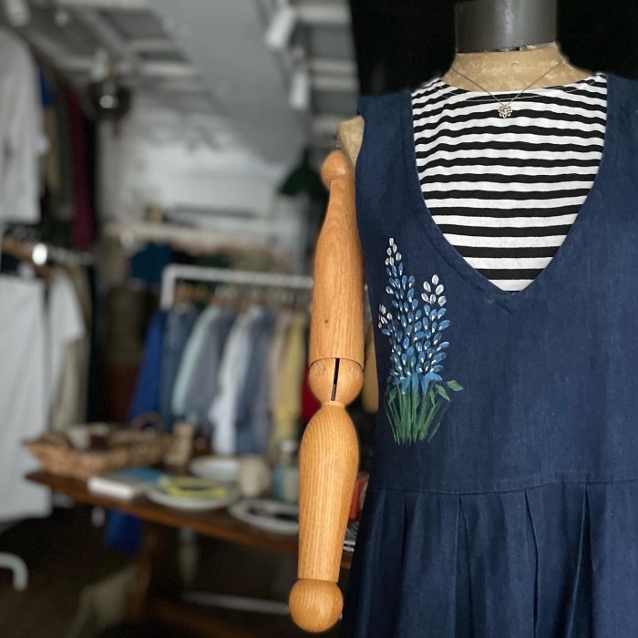 PAM'S CLOSET  ペイントデニムジャンパースカート | Vintage.City 빈티지숍, 빈티지 코디 정보