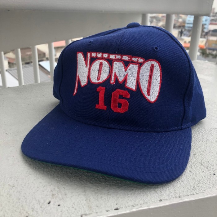90s HIDEO NOMO/snap back cap | Vintage.City 빈티지숍, 빈티지 코디 정보