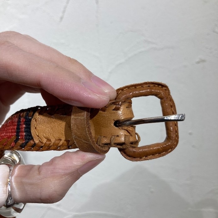 Guatemala leather belt | Vintage.City 빈티지숍, 빈티지 코디 정보