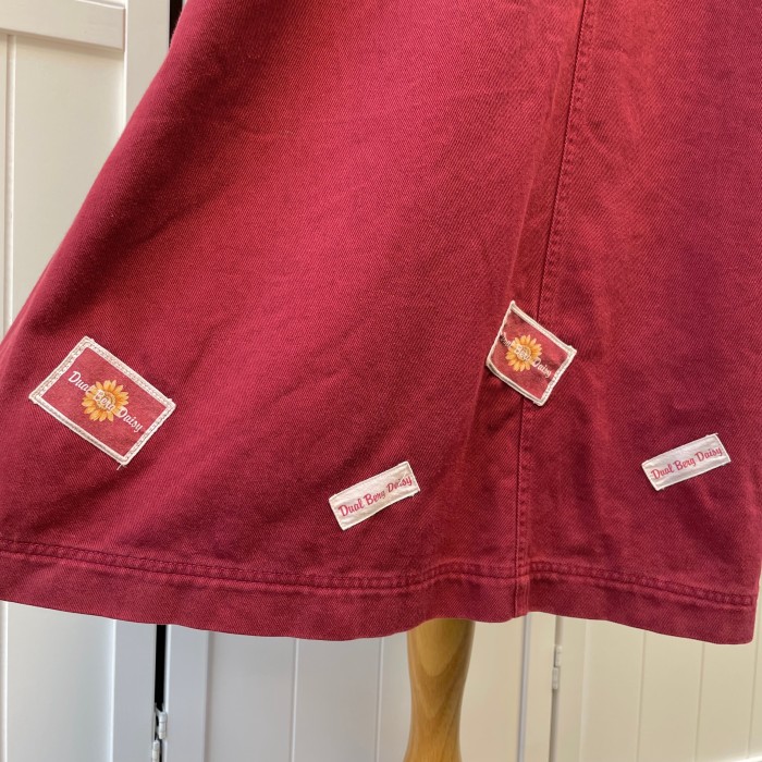 daisy appliqué jumper skirt | Vintage.City ヴィンテージ 古着