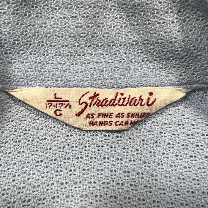 50's Stradivari ストラディバリ メッシュオープンカラーシャツ | Vintage.City 古着屋、古着コーデ情報を発信