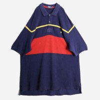 "Polo Ralph Lauren"yellow ×red lineshirt | Vintage.City ヴィンテージ 古着