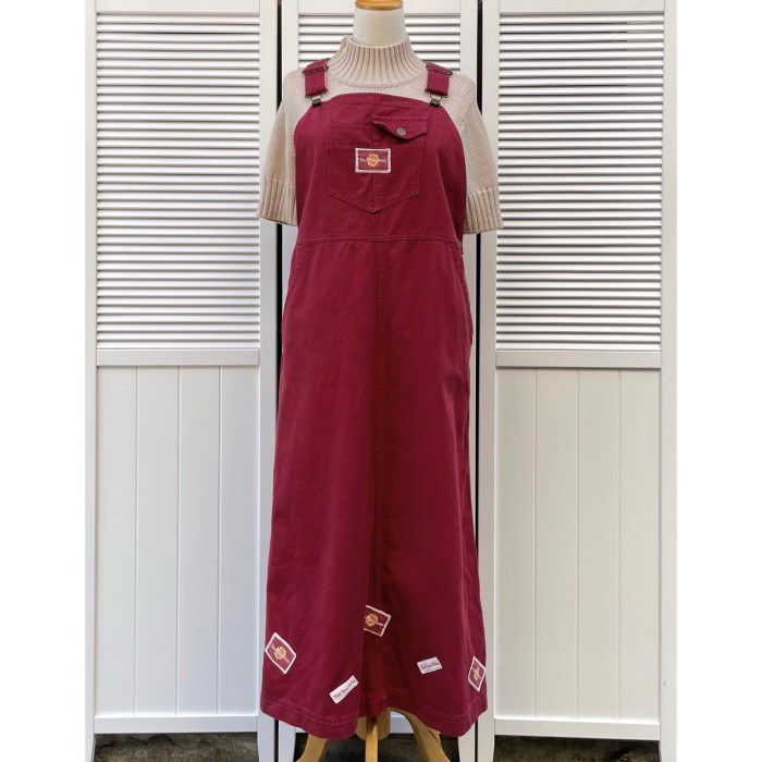 daisy appliqué jumper skirt | Vintage.City ヴィンテージ 古着