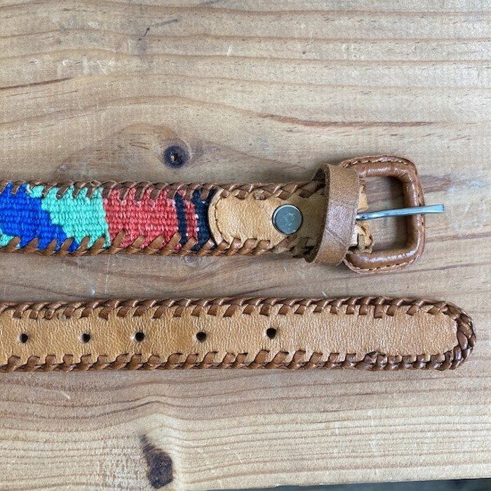 Guatemala leather belt | Vintage.City 빈티지숍, 빈티지 코디 정보