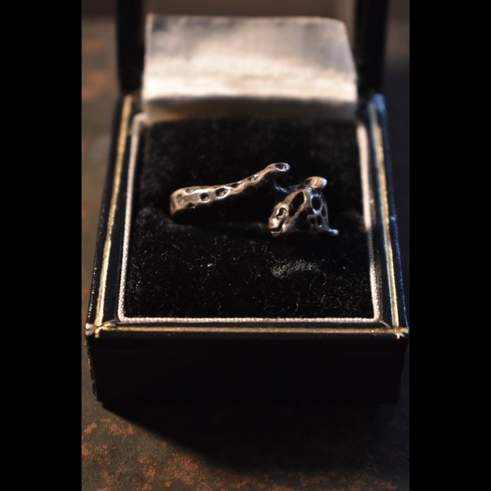 vintage panther motif silver ring | Vintage.City ヴィンテージ 古着