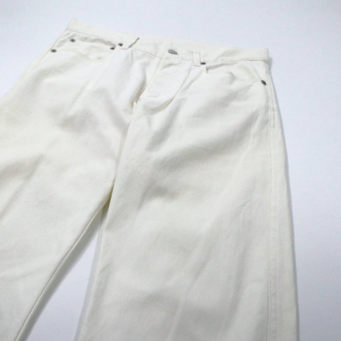 B. GREEN BY AGNES B. デニムパンツ 36 ホワイト 日本製 | Vintage.City 古着屋、古着コーデ情報を発信