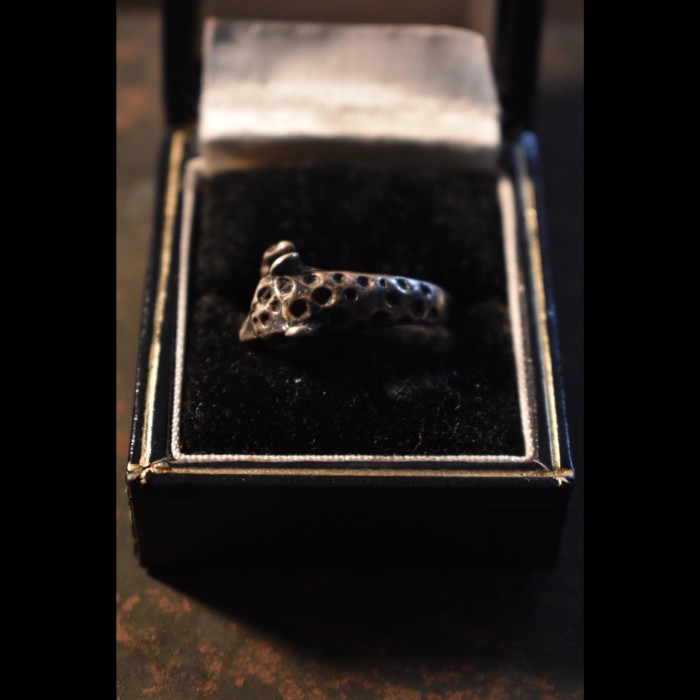 vintage panther motif silver ring | Vintage.City ヴィンテージ 古着