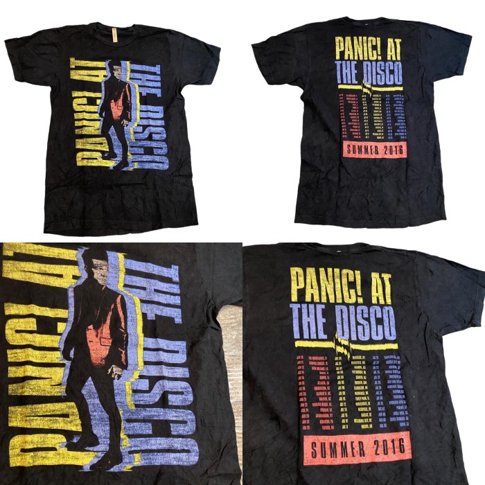 USED パニックアットザディスコ Tシャツ　ブラック | Vintage.City 빈티지숍, 빈티지 코디 정보