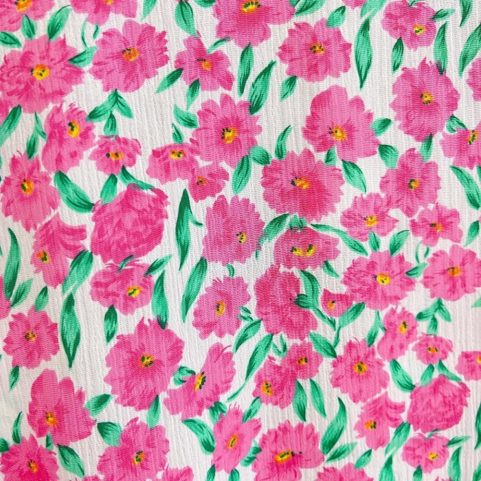 pink Flower frill blouse/2168 | Vintage.City Vintage Shops, Vintage Fashion Trends