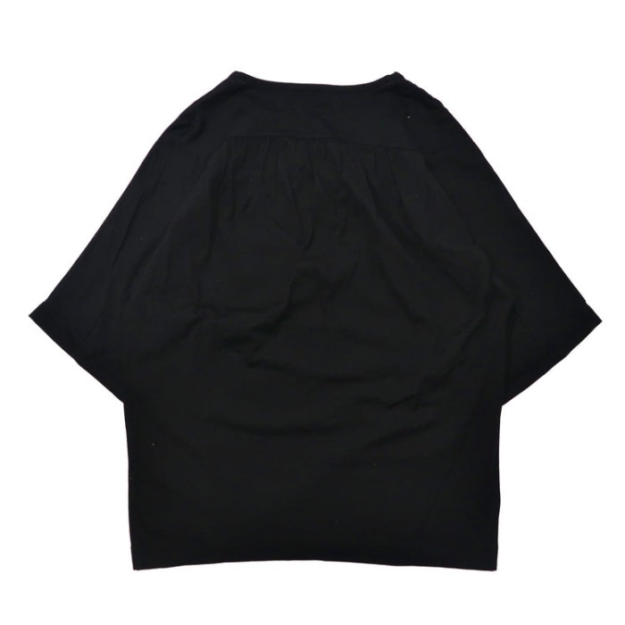 FEILER フラワー刺繍Tシャツ M ブラック コットン 日本製 | Vintage.City ヴィンテージ 古着