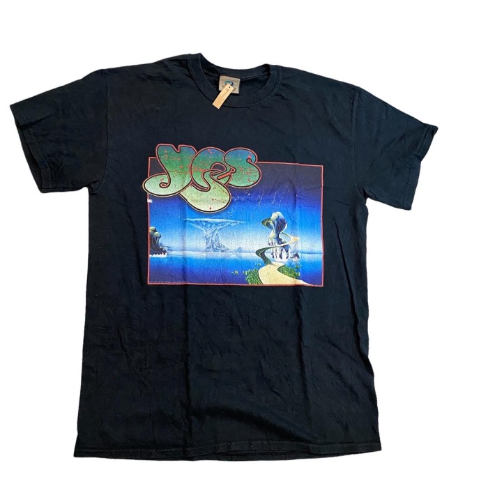 USED 10 リキッドブルー YES Tシャツ ネイビー | Vintage.City 빈티지숍, 빈티지 코디 정보