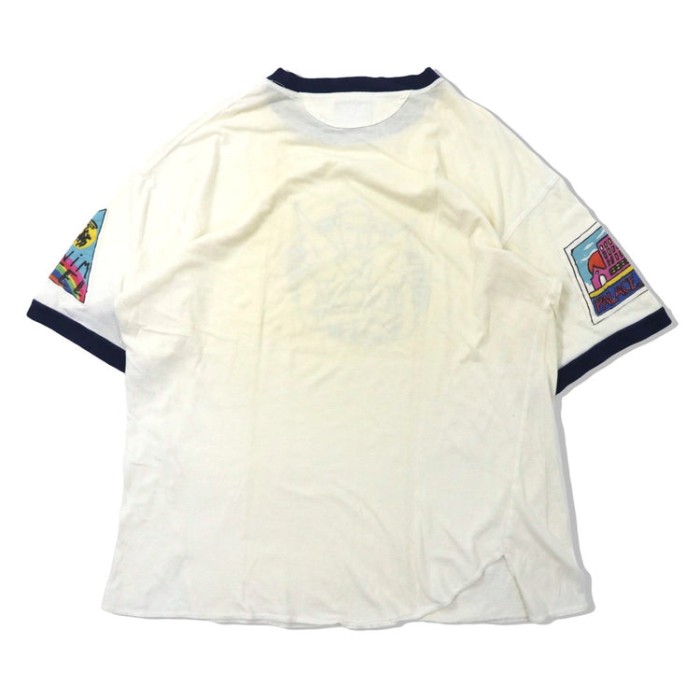 CASTELBAJAC JEANS ビッグサイズ リンガーTシャツ イタリア製 | Vintage.City ヴィンテージ 古着