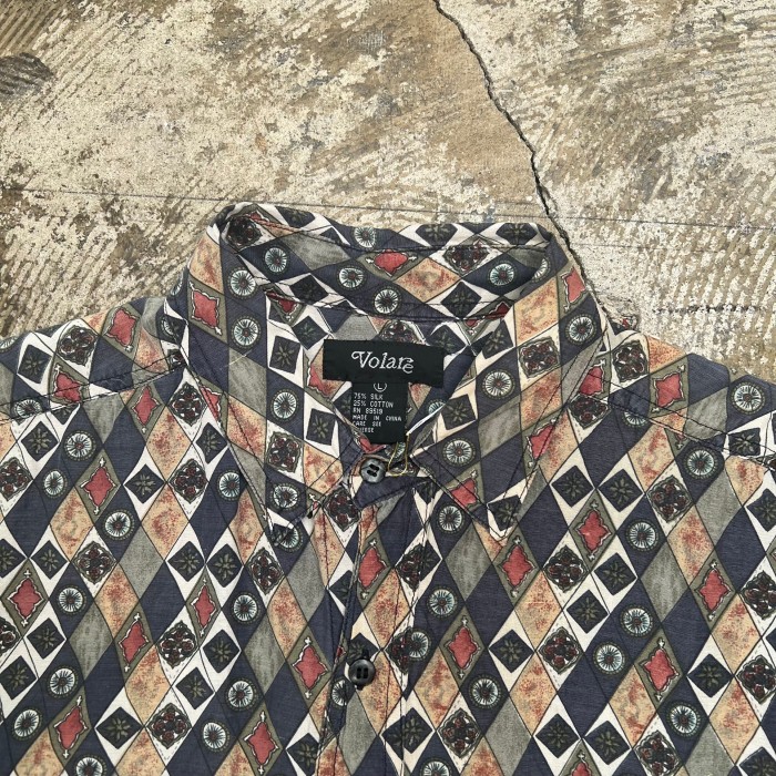 s/s silk&cotton shirt /fc270 | Vintage.City ヴィンテージ 古着