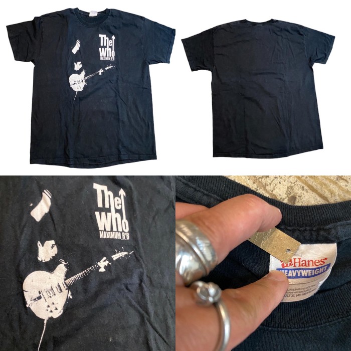 USED 03 ザフー Tシャツ XL ブラック | Vintage.City 빈티지숍, 빈티지 코디 정보
