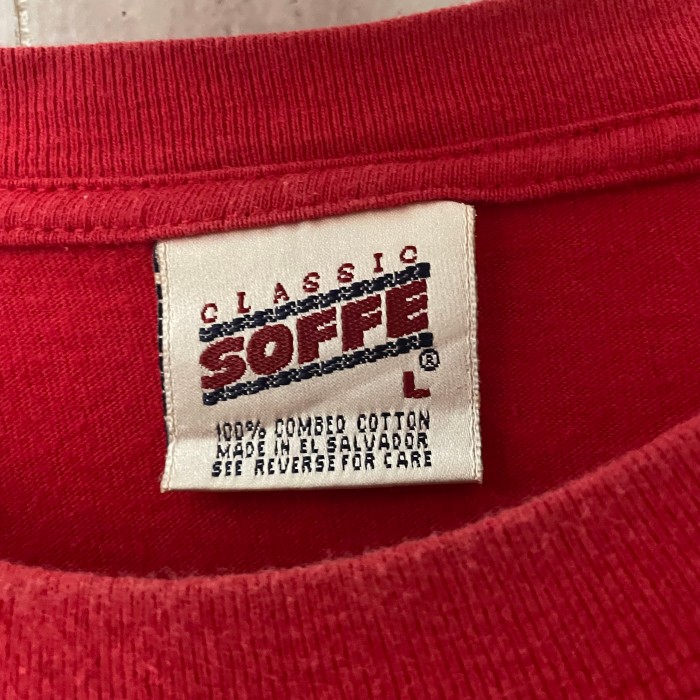 カレッジもの】SOFFE 90年代 メンズ Tシャツ 大学 アメリカ輸入古着 