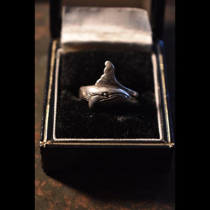 vintage silver whale motif ring | Vintage.City ヴィンテージ 古着