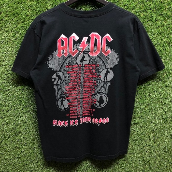 b847.00s AC/DC バンドtシャツ ツアー プリントtシャツ アンビル | Vintage.City 古着屋、古着コーデ情報を発信